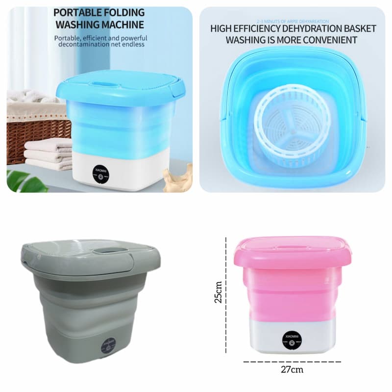 Mini Washing Machine Foldable Portable With dryer Baby Mini Washing Machine Foldable Portable With dryer - Online Shopping in Pakistan: Beauty, Fashion, Electronics, Sports & Lifestyle, VR, Skincare