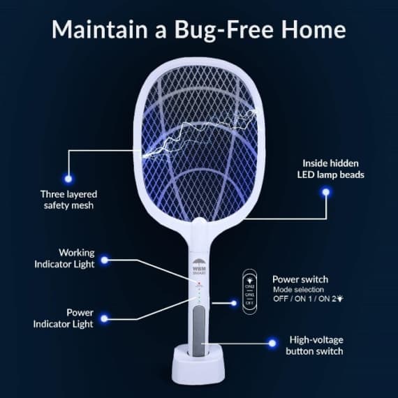 Mosquito Killer Racket Electric Handheld Mosquito Swatter - Online Shopping in Pakistan: Beauty, Fashion, Electronics, Sports & Lifestyle, VR, Skincare