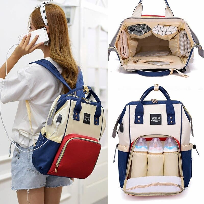 Mummy Baby Bag Nappy Diapers Bag Large Capacity Baby Bag Travel Backpack Diaper Organizer Nursing Care Child diapers bags. Easy Life - Online Shopping in Pakistan: Beauty, Fashion, Electronics, Sports & Lifestyle, VR, Skincare