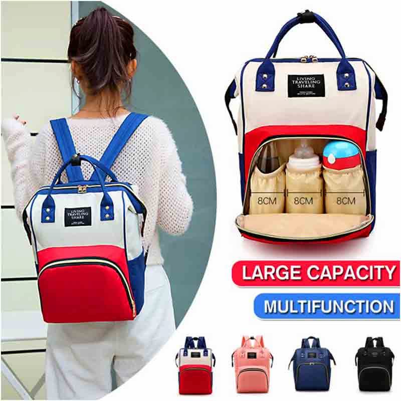 Mummy Baby Bag Nappy Diapers Bag Large Capacity Baby Bag Travel Backpack Diaper Organizer Nursing Care Child diapers bags. Easy Life - Online Shopping in Pakistan: Beauty, Fashion, Electronics, Sports & Lifestyle, VR, Skincare