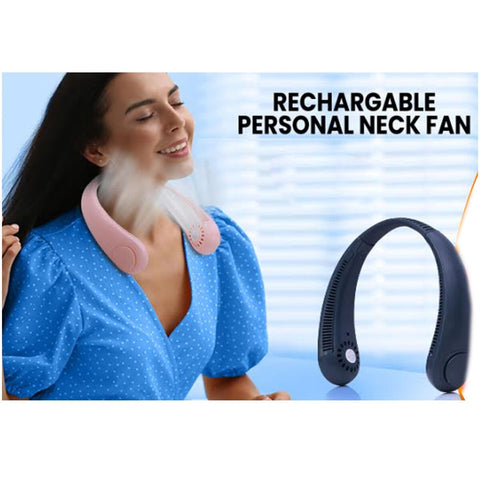 Neck Fan Portable Bladeless neck fans rechargeable USB Cooling Fan Super Strong hanging neck fan Portable Personal Fan Super Quiet Fan Dual Cooling Fan Summer Fan for Outdoor Sports Home Office Travel - Online Shopping in Pakistan: Beauty, Fashion, Electronics, Sports & Lifestyle, VR, Skincare