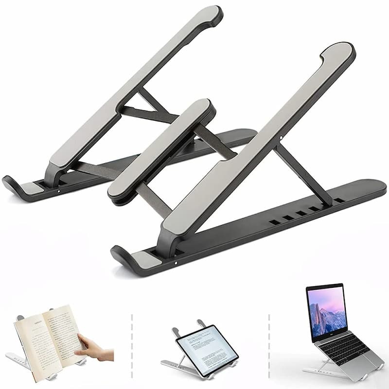 New Arrival Tablets Notebook Bracket Adjustable Tablet Laptop Stand Portable Desk Holder Riser for 15.6 Inches Macbook Pro Air - Online Shopping in Pakistan: Beauty, Fashion, Electronics, Sports & Lifestyle, VR, Skincare