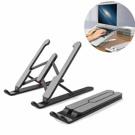 New Arrival Tablets Notebook Bracket Adjustable Tablet Laptop Stand Portable Desk Holder Riser for 15.6 Inches Macbook Pro Air - Online Shopping in Pakistan: Beauty, Fashion, Electronics, Sports & Lifestyle, VR, Skincare