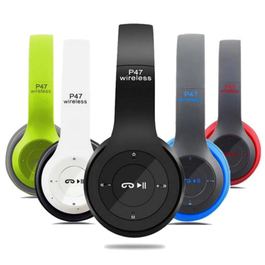 P47 Wireless headphones with Microphone Bluetooth Foldable Headset - Online Shopping in Pakistan: Beauty, Fashion, Electronics, Sports & Lifestyle, VR, Skincare