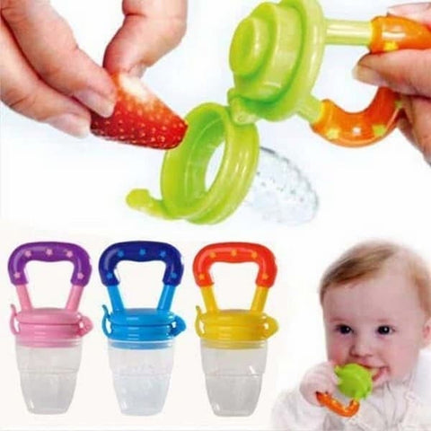 Pack of 2 Baby Fruit Feeder Pacifier Fresh Food Nibbler, Infant Fruit Teething Toy, Food Grade Silicone - Online Shopping in Pakistan: Beauty, Fashion, Electronics, Sports & Lifestyle, VR, Skincare