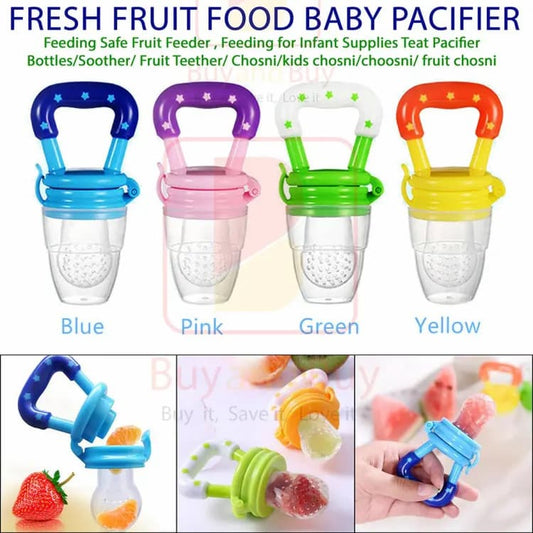 Pack of 2 Baby Fruit Feeder Pacifier Fresh Food Nibbler, Infant Fruit Teething Toy, Food Grade Silicone - Online Shopping in Pakistan: Beauty, Fashion, Electronics, Sports & Lifestyle, VR, Skincare