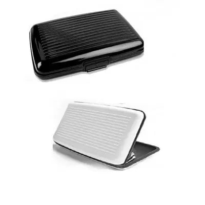 Pack of 2 - Card Holder Aluma Wallets Black & Silver - Online Shopping in Pakistan: Beauty, Fashion, Electronics, Sports & Lifestyle, VR, Skincare