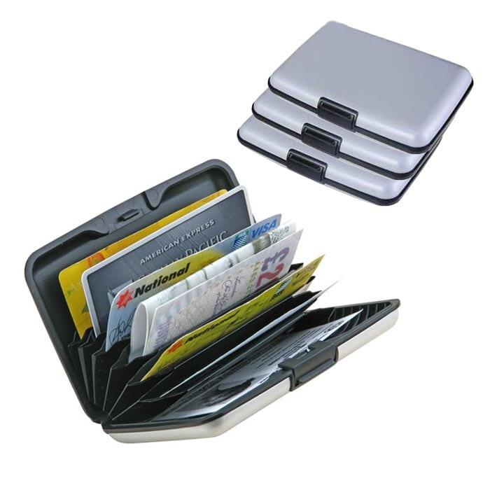 Pack of 2 - Card Holder Aluma Wallets Black & Silver - Online Shopping in Pakistan: Beauty, Fashion, Electronics, Sports & Lifestyle, VR, Skincare