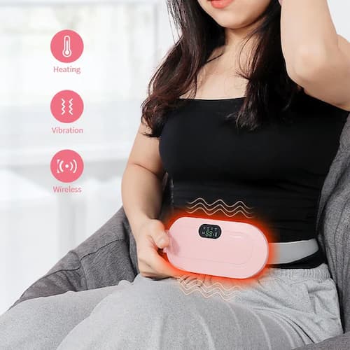 Period Pain Cramp Relief Belt -Portable Menstrual Heating Pad, Heated Belly Belt for Menstrual Cramp Relief with 3 Heat Levels and 4 Modes, Electric Belt Massage for Women and Girls - Online Shopping in Pakistan: Beauty, Fashion, Electronics, Sports & Lifestyle, VR, Skincare