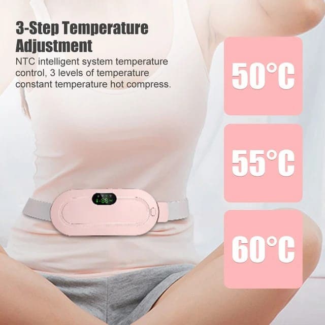 Period Pain Cramp Relief Belt -Portable Menstrual Heating Pad, Heated Belly Belt for Menstrual Cramp Relief with 3 Heat Levels and 4 Modes, Electric Belt Massage for Women and Girls - Online Shopping in Pakistan: Beauty, Fashion, Electronics, Sports & Lifestyle, VR, Skincare