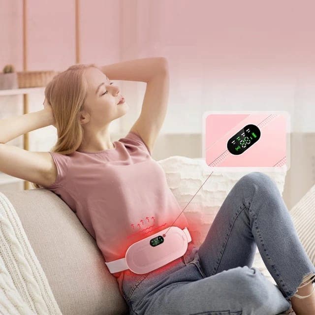 Period Pain Cramp Relief Belt -Portable Menstrual Heating Pad, Heated Belly Belt for Menstrual Cramp Relief with 3 Heat Levels and 4 Modes, Electric Belt Massage for Women and Girls - Online Shopping in Pakistan: Beauty, Fashion, Electronics, Sports & Lifestyle, VR, Skincare