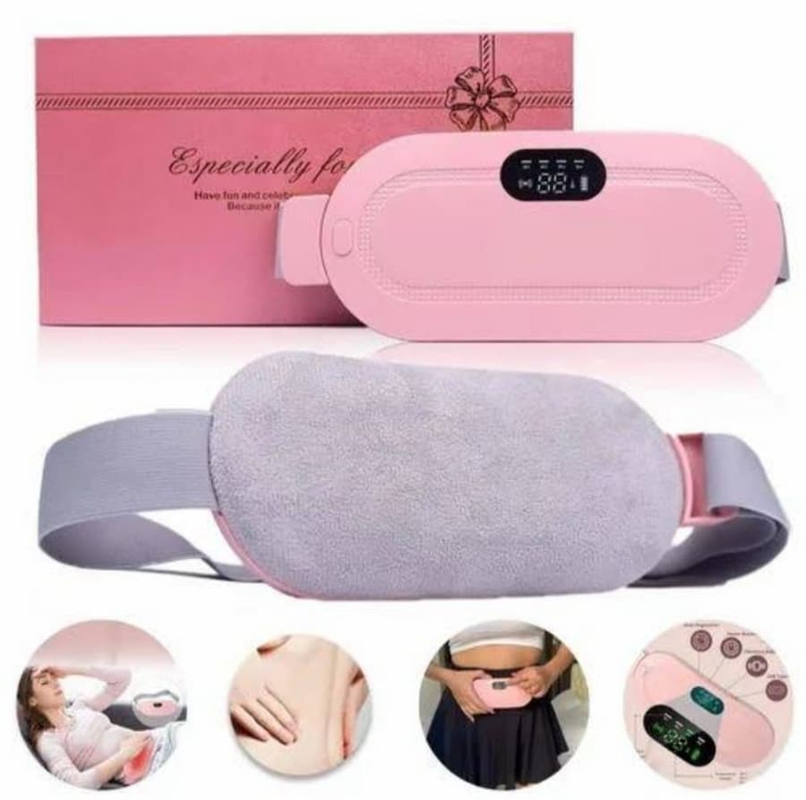 Period Pain Cramp Relief Belt -Portable Menstrual Heating Pad, Heated Belly Belt for Menstrual Cramp Relief with 3 Heat Levels and 4 Modes, Electric Belt Massage for Women and Girls - Online Shopping in Pakistan: Beauty, Fashion, Electronics, Sports & Lifestyle, VR, Skincare