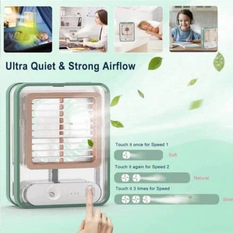 Portable Desktop Air Cooler USB Mini Fan Water Cooling - Online Shopping in Pakistan: Beauty, Fashion, Electronics, Sports & Lifestyle, VR, Skincare