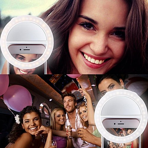 Premium Quality Selfie Ring Light Rechargeable 36 LED's 3 Level Brightness For All Android And IOS - Online Shopping in Pakistan: Beauty, Fashion, Electronics, Sports & Lifestyle, VR, Skincare