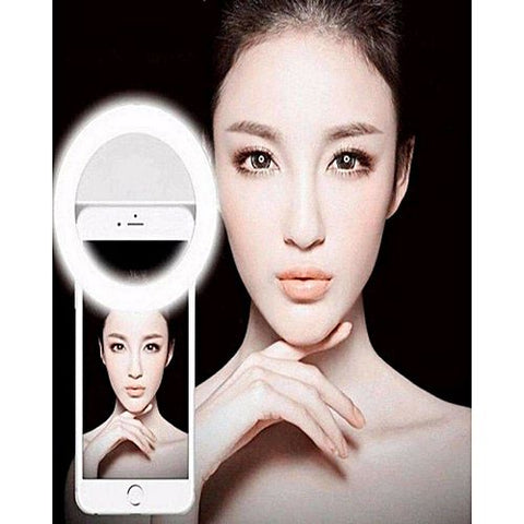 Premium Quality Selfie Ring Light Rechargeable 36 LED's 3 Level Brightness For All Android And IOS - Online Shopping in Pakistan: Beauty, Fashion, Electronics, Sports & Lifestyle, VR, Skincare