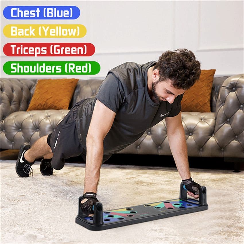 Push Up Board Foldable Body Building Equipment For Home | Push Up Board For Men 9 in 1 - Online Shopping in Pakistan: Beauty, Fashion, Electronics, Sports & Lifestyle, VR, Skincare