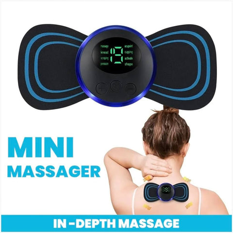 Rechargeable EMS Mini Body Massager Portable and Rechargeable Microcurrent Mini Pain Relief Neck Massager - Online Shopping in Pakistan: Beauty, Fashion, Electronics, Sports & Lifestyle, VR, Skincare