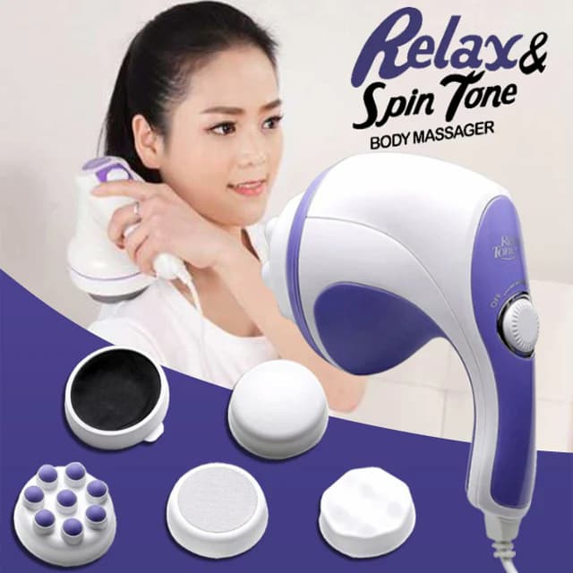 Relax and Spin Tone Massager - 5 in 1 Full Body Massager - Slimming Toning & Relaxing - Online Shopping in Pakistan: Beauty, Fashion, Electronics, Sports & Lifestyle, VR, Skincare