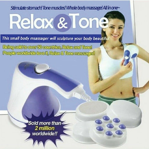 Relax and Spin Tone Massager - 5 in 1 Full Body Massager - Slimming Toning & Relaxing - Online Shopping in Pakistan: Beauty, Fashion, Electronics, Sports & Lifestyle, VR, Skincare