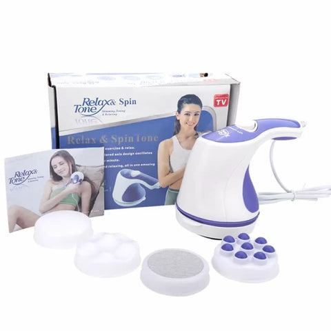 Relax and Spin Tone Massager - 5 in 1 Full Body Massager - Slimming Toning & Relaxing - Online Shopping in Pakistan: Beauty, Fashion, Electronics, Sports & Lifestyle, VR, Skincare