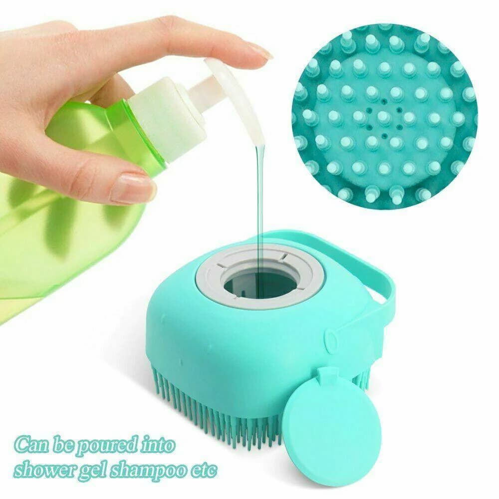 Silicone Bath Body Brush, Exfoliating Body Scrubber Brush with Soap Dispenser, Ultra Soft Bath Sponge Shower Brush and Body Massager 1 Piece - Online Shopping in Pakistan: Beauty, Fashion, Electronics, Sports & Lifestyle, VR, Skincare