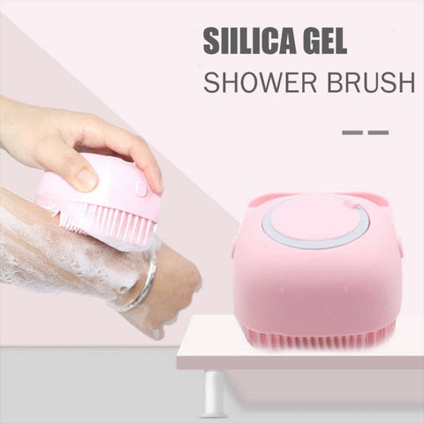 Silicone Bath Body Brush, Exfoliating Body Scrubber Brush with Soap Dispenser, Ultra Soft Bath Sponge Shower Brush and Body Massager 1 Piece - Online Shopping in Pakistan: Beauty, Fashion, Electronics, Sports & Lifestyle, VR, Skincare