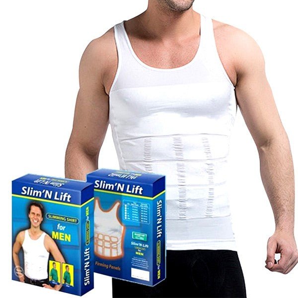 Slim N Lift Slimming Vest for Men - White - Online Shopping in Pakistan: Beauty, Fashion, Electronics, Sports & Lifestyle, VR, Skincare