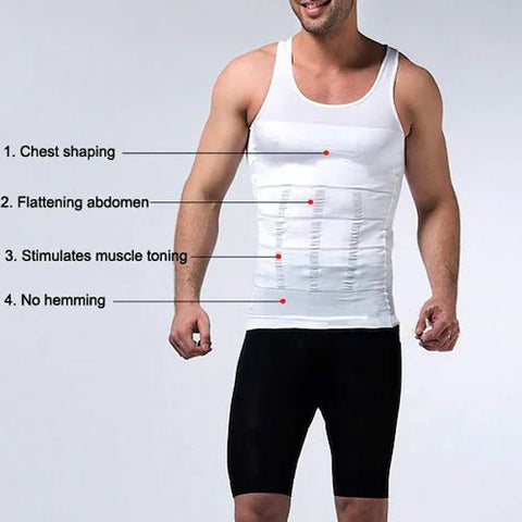 Slim N Lift Slimming Vest for Men - White - Online Shopping in Pakistan: Beauty, Fashion, Electronics, Sports & Lifestyle, VR, Skincare