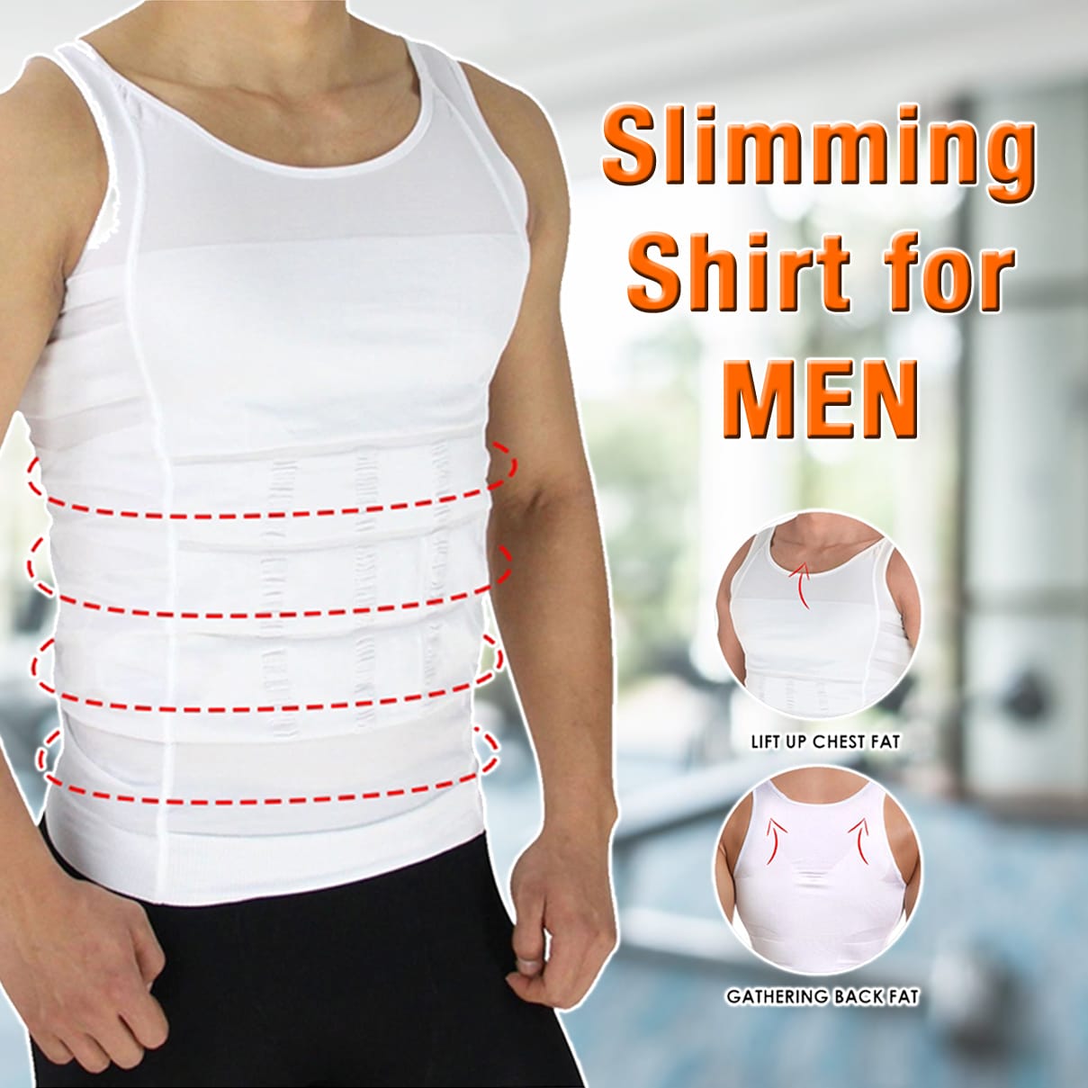 Slim N Lift Slimming Vest for Men - White - Online Shopping in Pakistan: Beauty, Fashion, Electronics, Sports & Lifestyle, VR, Skincare