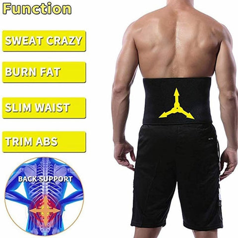 Slimming Sweet Sweat Belt Hot shaper waist trimmer Belt For Men & Women - Online Shopping in Pakistan: Beauty, Fashion, Electronics, Sports & Lifestyle, VR, Skincare