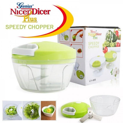 Speedy Chopper - Manual Food Chopper Household Vegetable Chopper Shredder - Online Shopping in Pakistan: Beauty, Fashion, Electronics, Sports & Lifestyle, VR, Skincare