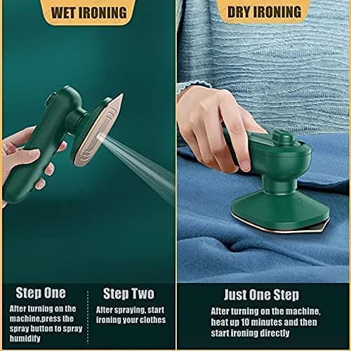 Steam iron Portable Mini Electric Handheld Garment Steamer for Clothes Mini Ironing Machine - Online Shopping in Pakistan: Beauty, Fashion, Electronics, Sports & Lifestyle, VR, Skincare