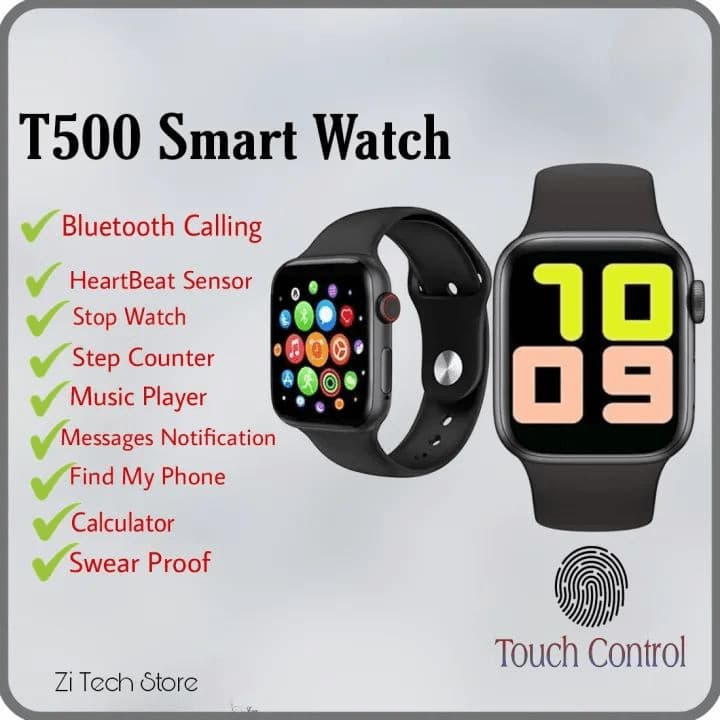 T500 New Latest Model T500 Smart Watch High Quality - Online Shopping in Pakistan: Beauty, Fashion, Electronics, Sports & Lifestyle, VR, Skincare