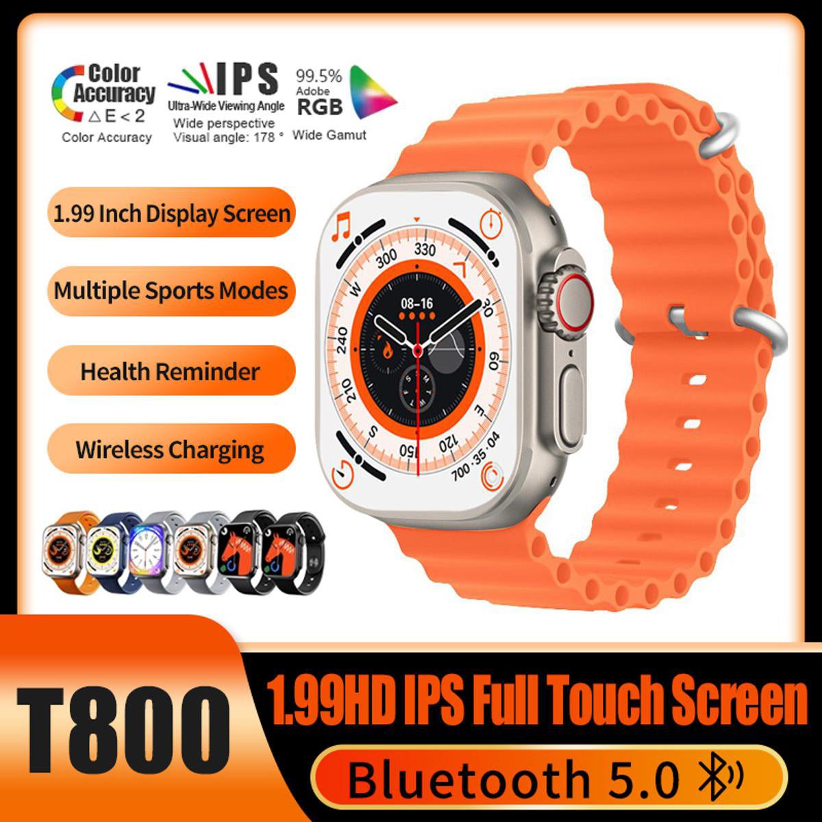 T800 Ultra Smart Watch Series 8 - 1.99" - Online Shopping in Pakistan: Beauty, Fashion, Electronics, Sports & Lifestyle, VR, Skincare