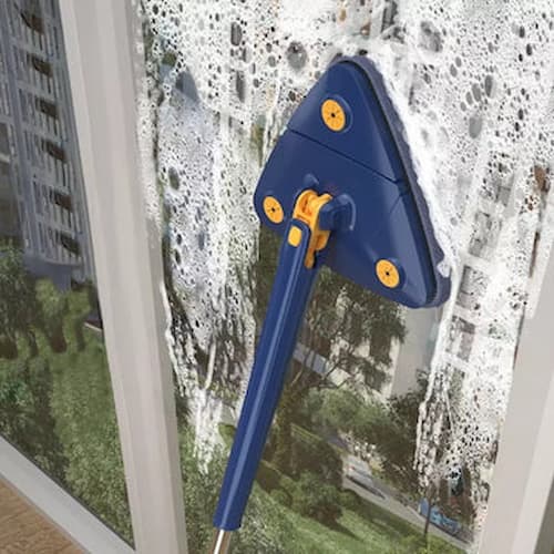 Triangle Twister Mop 360° Rotating Mop Triangular mop head easy cleaning Automatically twisting water - Online Shopping in Pakistan: Beauty, Fashion, Electronics, Sports & Lifestyle, VR, Skincare