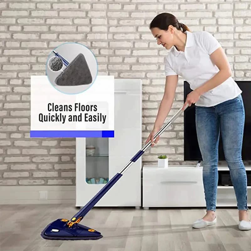 Triangle Twister Mop 360° Rotating Mop Triangular mop head easy cleaning Automatically twisting water - Online Shopping in Pakistan: Beauty, Fashion, Electronics, Sports & Lifestyle, VR, Skincare