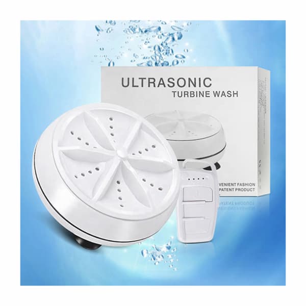 Ultrasonic Powerful Turbine Washing Machine | Mini Cycle Washer - Online Shopping in Pakistan: Beauty, Fashion, Electronics, Sports & Lifestyle, VR, Skincare