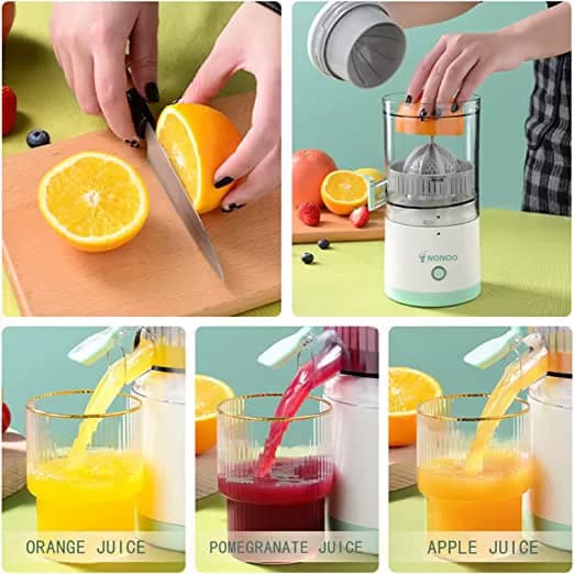 USB Rechargeable Orange Juicer Citrus Juicer Fruit Wireless Squeezer Pressure Juicer 45W Portable Juicer Home Small Juice Extractor Fruit Juice Separator - Online Shopping in Pakistan: Beauty, Fashion, Electronics, Sports & Lifestyle, VR, Skincare