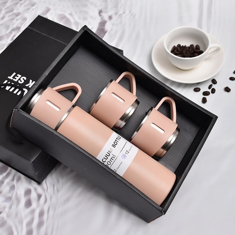 Vacuum Flask Set Stainless Steel Thermos 500-ML Bottle - Online Shopping in Pakistan: Beauty, Fashion, Electronics, Sports & Lifestyle, VR, Skincare