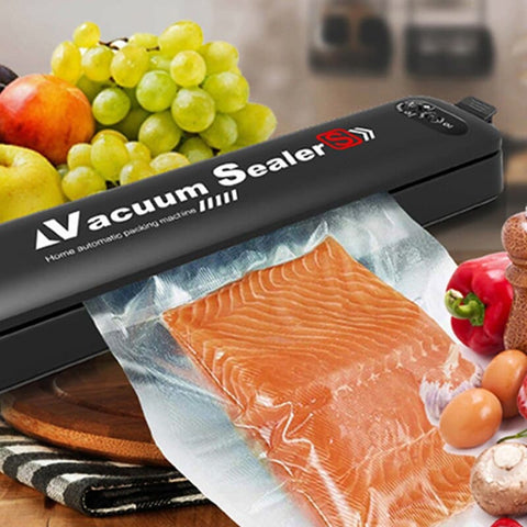 Vacuum Sealer Machine - Automatic Food Sealer for Food Preservation, Suitable for Dry & Moist Food, Portable Sealer with 10 Vacuum Sealer Bags - Online Shopping in Pakistan: Beauty, Fashion, Electronics, Sports & Lifestyle, VR, Skincare