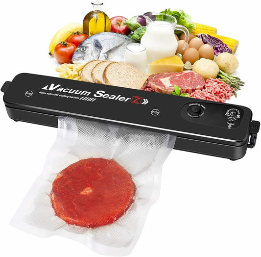 Vacuum Sealer Machine - Automatic Food Sealer for Food Preservation, Suitable for Dry & Moist Food, Portable Sealer with 10 Vacuum Sealer Bags - Online Shopping in Pakistan: Beauty, Fashion, Electronics, Sports & Lifestyle, VR, Skincare