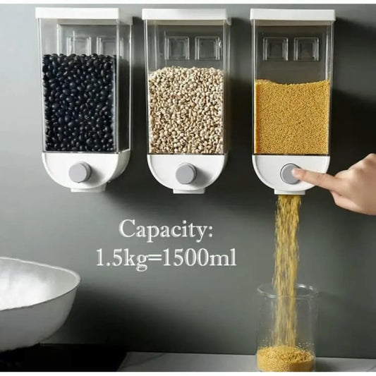 Wall Mounted Cereal Dispenser 1.5KG 1 Piece - Online Shopping in Pakistan: Beauty, Fashion, Electronics, Sports & Lifestyle, VR, Skincare