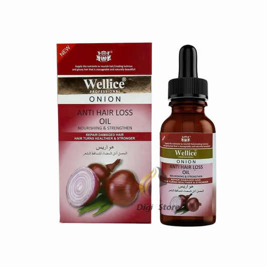 Wellice Onion Anti Hair Loss Hair Oil 150ml - Online Shopping in Pakistan: Beauty, Fashion, Electronics, Sports & Lifestyle, VR, Skincare