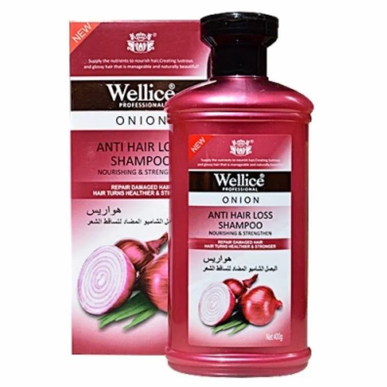 Wellice Onion Anti Hair Loss Shampoo 400ml - Online Shopping in Pakistan: Beauty, Fashion, Electronics, Sports & Lifestyle, VR, Skincare