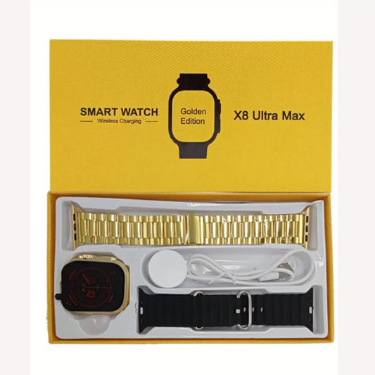 X8 Ultra Max Smart Watch 8 Series 49mm Gold Edition - Online Shopping in Pakistan: Beauty, Fashion, Electronics, Sports & Lifestyle, VR, Skincare