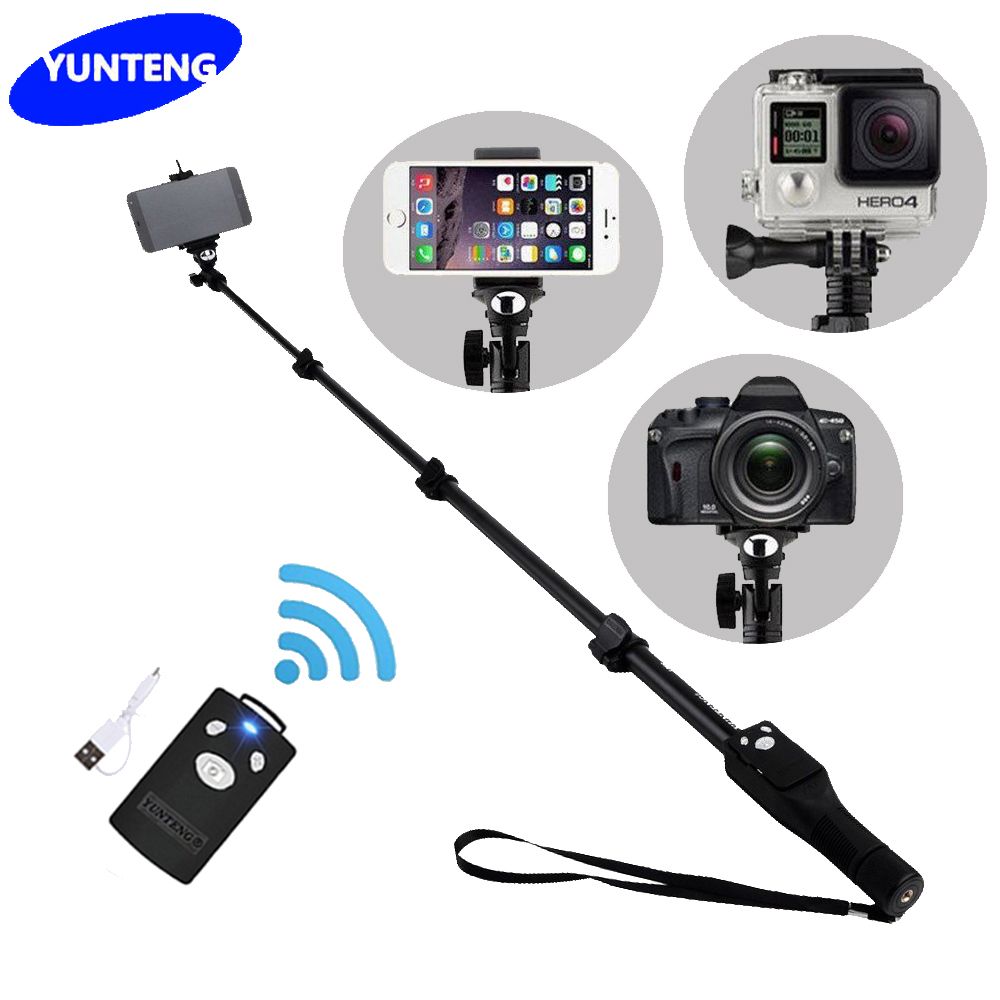 YunTeng 1288 Bluetooth Selfie Stick Extendable YT 1288 Portable Holder for Cameras and Phones - Online Shopping in Pakistan: Beauty, Fashion, Electronics, Sports & Lifestyle, VR, Skincare