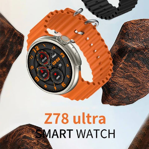 Z78 Ultra Smart Watch HD AMOLED Round Dial - Online Shopping in Pakistan: Beauty, Fashion, Electronics, Sports & Lifestyle, VR, Skincare